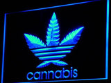 Cannabis Weed High Life NEON LED Neon Sign USB - Blue - TheLedHeroes