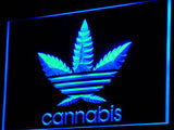 Cannabis Weed High Life NEON LED Sign - Blue - TheLedHeroes