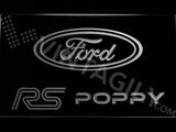 Ford RS Poppy LED Neon Sign Electrical - White - TheLedHeroes