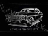 FREE Ford XW GTHO Phase 2 1970 LED Sign - White - TheLedHeroes