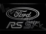 Ford RS/ST LED Neon Sign USB - White - TheLedHeroes