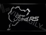 Ford RS N??rburgring LED Neon Sign Electrical - White - TheLedHeroes