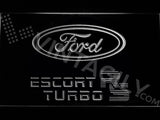 FREE Ford Escort RS Turbo LED Sign - White - TheLedHeroes