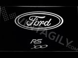 FREE Ford RS 500 LED Sign - White - TheLedHeroes