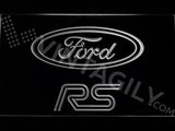 FREE Ford RS LED Sign - White - TheLedHeroes