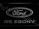 Ford RS Ebony LED Neon Sign USB - White - TheLedHeroes