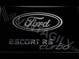 Ford Escort RS Turbo 2 LED Neon Sign Electrical - White - TheLedHeroes