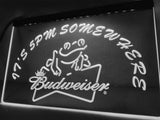 Budweiser Frog It's 5pm Somewhere LED Neon Sign USB - White - TheLedHeroes