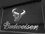 Houston Texans Budweiser LED Neon Sign USB - White - TheLedHeroes
