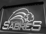 Buffalo Sabres LED Neon Sign USB - White - TheLedHeroes