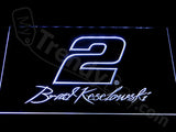 FREE Brad Keselowski 2 LED Sign - White - TheLedHeroes