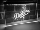 Los Angeles Dodgers LED Neon Sign USB - White - TheLedHeroes