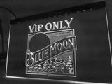 FREE Blue Moon VIP Only (2) LED Sign - White - TheLedHeroes