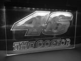 Valentino Rossi The Doctor 46 LED Neon Sign Electrical - White - TheLedHeroes