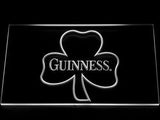 FREE Guinness Shamrock LED Sign - White - TheLedHeroes