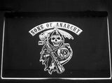 FREE Sons of Anarchy LED Sign - White - TheLedHeroes