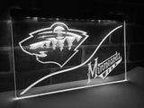 Minnesota Wild LED Neon Sign USB - White - TheLedHeroes