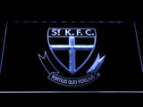 St Kilda Football Club LED Neon Sign USB - White - TheLedHeroes