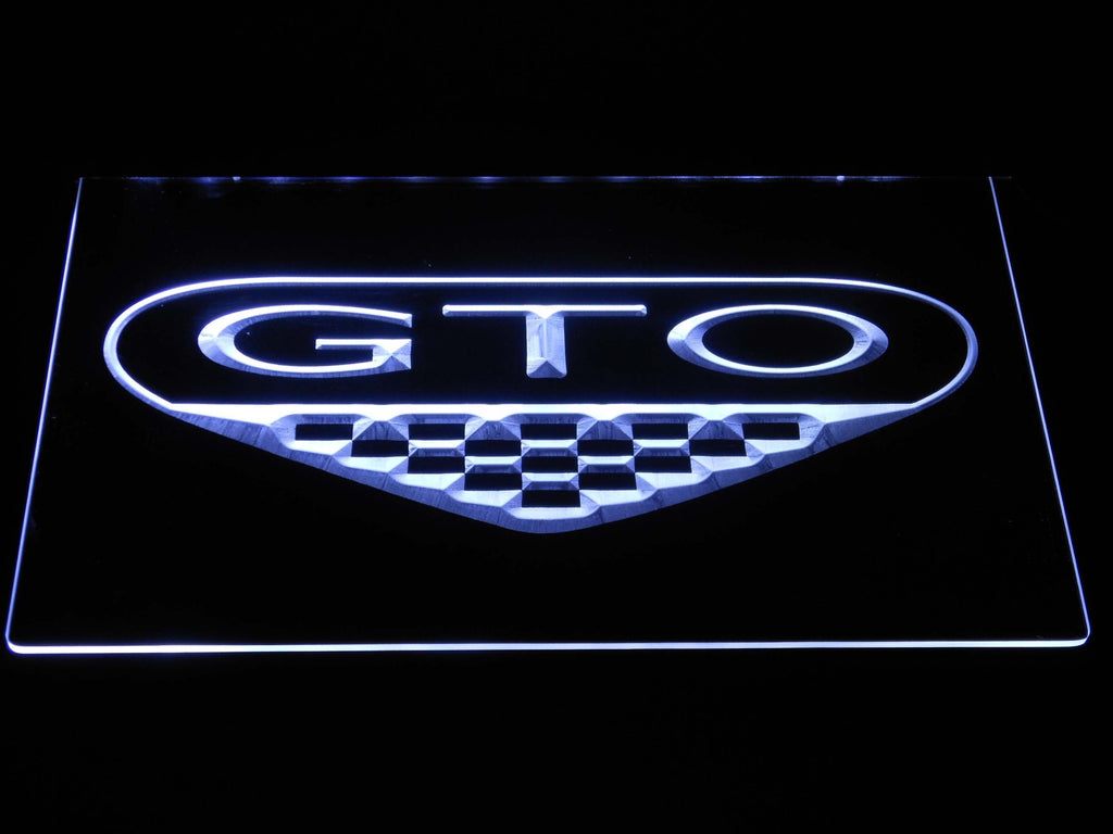 Pontiac GTO LED Neon Sign USB - White - TheLedHeroes