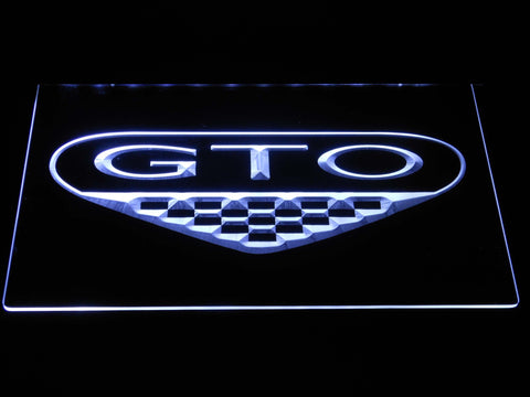 Pontiac GTO LED Neon Sign USB - White - TheLedHeroes