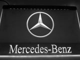 Mercedes Benz 2 LED Neon Sign USB - White - TheLedHeroes