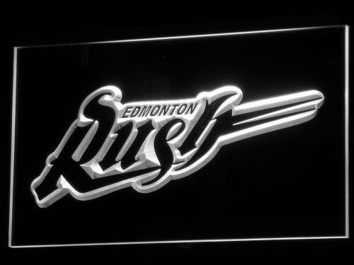 FREE Edmonton Rush LED Sign - White - TheLedHeroes
