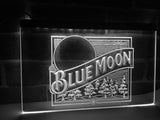 Blue Moon (2) LED Neon Sign USB - White - TheLedHeroes