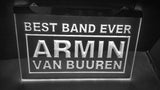 FREE Armin Van Buuren Best Band Ever LED Sign - White - TheLedHeroes