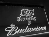 FREE Tampa Bay Buccaneers Budweiser LED Sign - White - TheLedHeroes