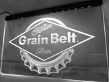 FREE Grain Belt Beer LED Sign - White - TheLedHeroes