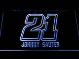 Johnny Sauter LED Sign - White - TheLedHeroes