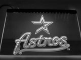 Houston Astros (2) LED Neon Sign Electrical - White - TheLedHeroes