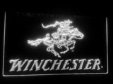 Winchester Firearms Gun Logo LED Neon Sign USB - White - TheLedHeroes