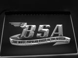 BSA Motorcycles LED Neon Sign USB - White - TheLedHeroes