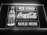 Coca Cola Sold Here LED Neon Sign USB -  - TheLedHeroes
