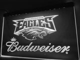 Philadelphia Eagles Budweiser LED Neon Sign USB - White - TheLedHeroes