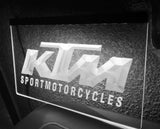 FREE KTM Sport Motorcycles LED Sign - White - TheLedHeroes