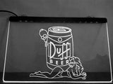 Duff (2) LED Neon Sign USB - White - TheLedHeroes