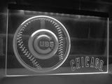Chicago Cubs (2) LED Neon Sign USB - White - TheLedHeroes