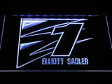 Elliott Sadler 2 LED Neon Sign USB - White - TheLedHeroes