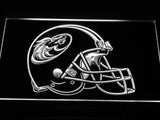 Austin Wranglers Helmet LED Neon Sign Electrical - White - TheLedHeroes