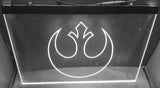 Star Wars Rebel Alliance LED Neon Sign USB - White - TheLedHeroes