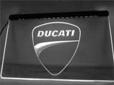 FREE Ducati 2 LED Sign - White - TheLedHeroes