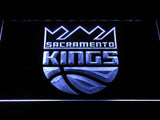 Sacramento Kings 2 LED Neon Sign USB - White - TheLedHeroes