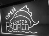 Cerveza Pacifico Open LED Neon Sign Electrical - White - TheLedHeroes