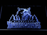 Minnesota Timberwolves 2 LED Neon Sign Electrical - White - TheLedHeroes