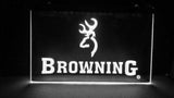 Browning Firearms LED Neon Sign USB - White - TheLedHeroes