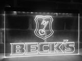 Beck's LED Neon Sign USB - White - TheLedHeroes