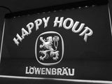 Lowenbrau Happy Hour LED Neon Sign Electrical - White - TheLedHeroes