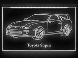 Toyota Supra (2) LED Neon Sign Electrical - White - TheLedHeroes
